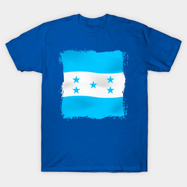 Honduras national flag T-Shirt by SASTRAVILA